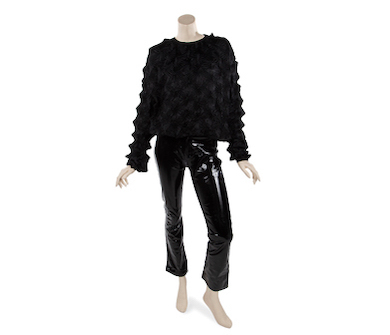Ensemble worn by Janet Jackson in the iconic video for ‘Scream,’ which sold for $125,000.
