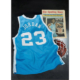 Michael Jordan’s University of North Carolina jersey from his 1982-83 NCAA Player of the Year season, which sold for more than $1.38 million
