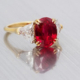 Burmese ruby and diamond ring, which sold for $287,500 against an estimate of $30,000-$50,000