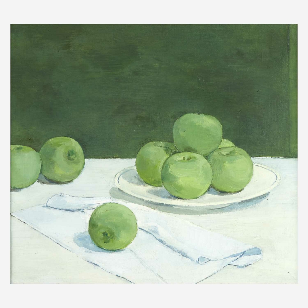 Albert York, ‘Still Life: Green Apples,’ which sold for $239,400