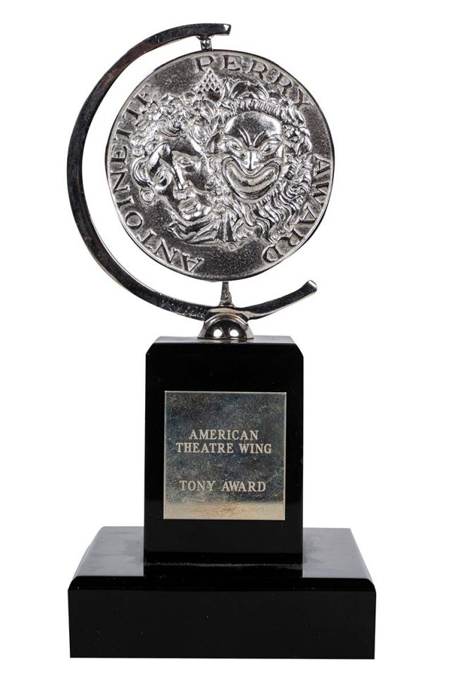 Carol Channing’s 1968 Special Achievement Tony award, estimated at $8,000-$12,000