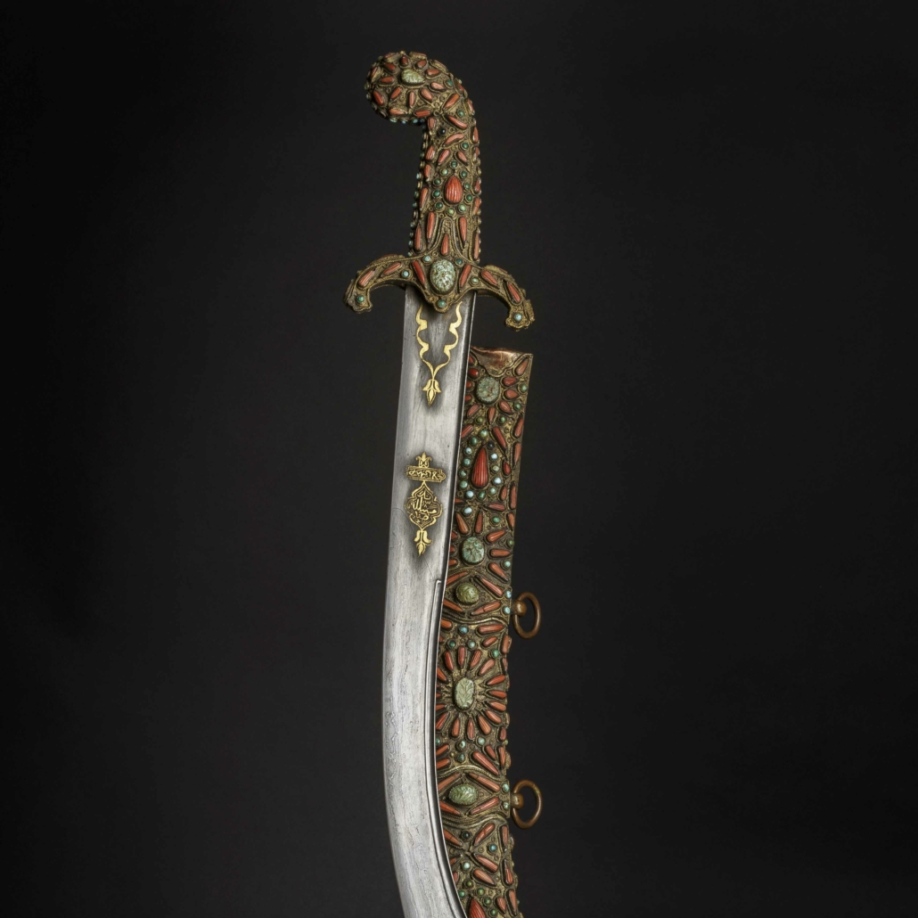 19th century Turkish kilij saber, which sold for €25,000