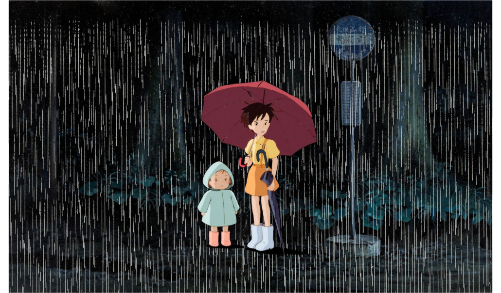 Cel setup with key master background from Studio Ghibli’s ‘My Neighbor Totoro,’ which sold for $84,000