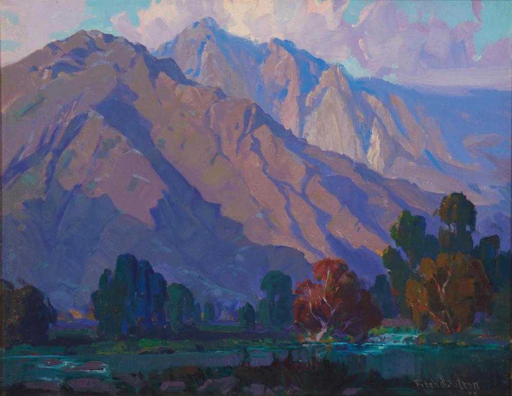 Mountain landscape by Fitch Burt Fulton, which sold for $5,312