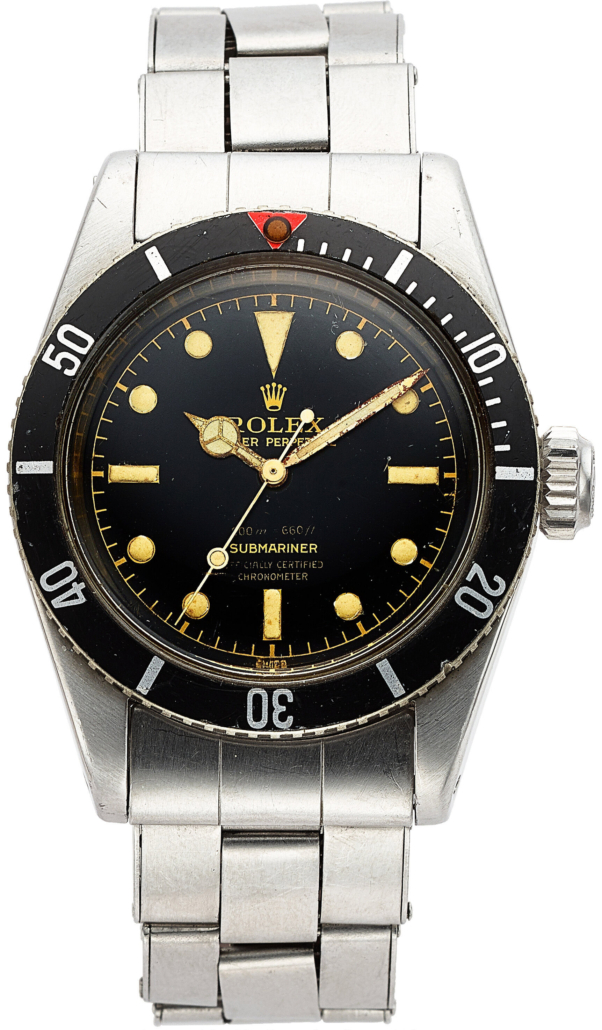 Rolex Submariner Big Crown, Four Liner Dial, Ref. 6538, which sold for $125,000