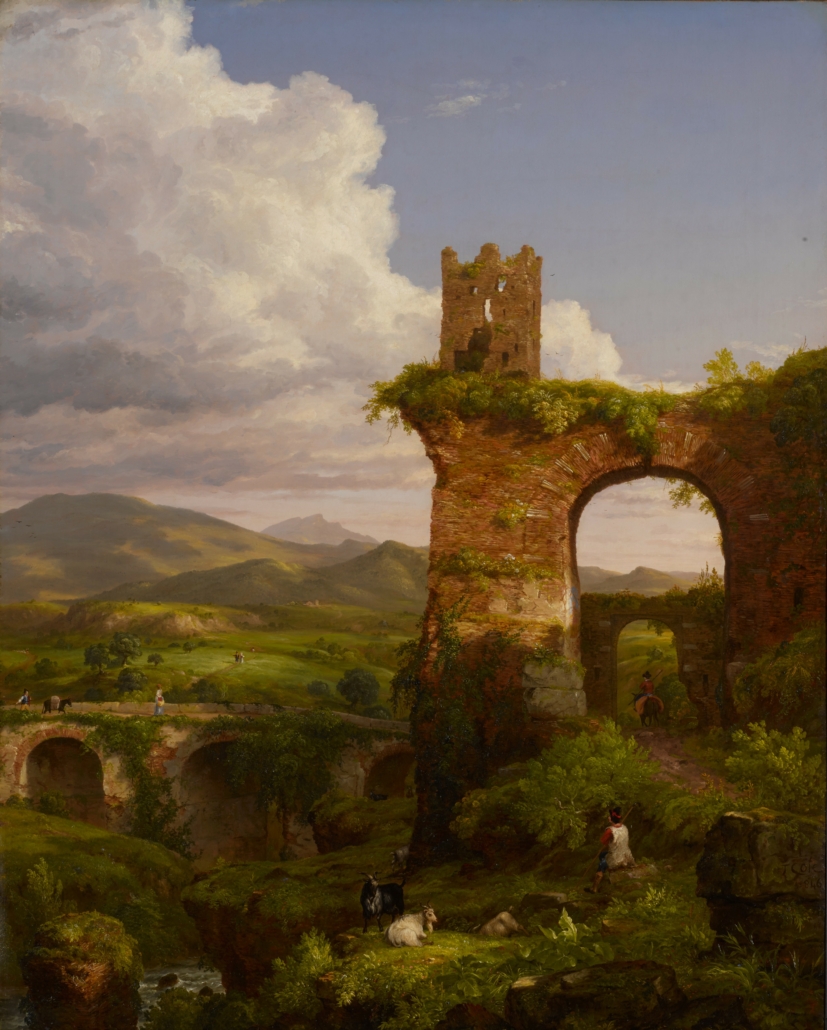 Thomas Cole, ‘The Arch of Nero, 1846. Image courtesy of the Thomas H. and Diane DeMell Jacobsen PhD Foundation.