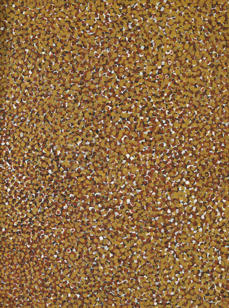 Emily Kame Kngwarreye, ‘Untitled (Alhalkere),’ 1989 Tate, purchased with funds provided by Lady Sarah Atcherley in honor of Simon Mordant 2019. © Estate of Emily Kame Kngwarreye / DACS 2020, All rights reserved