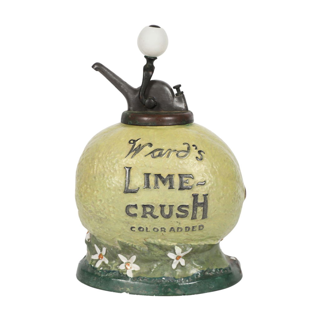 Ward’s Lime Crush porcelain syrup dispenser, which sold for CA$5,015