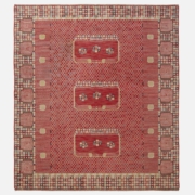 This circa 1947 Krabban hand-knitted wool carpet from Barbro Nilsson certainly qualifies as a statement piece. It brought $24,000 plus the buyer’s premium in June 2021 at Wright.