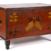 Shenandoah Valley paint-decorated Stirewalt chest, which sold for $76,050