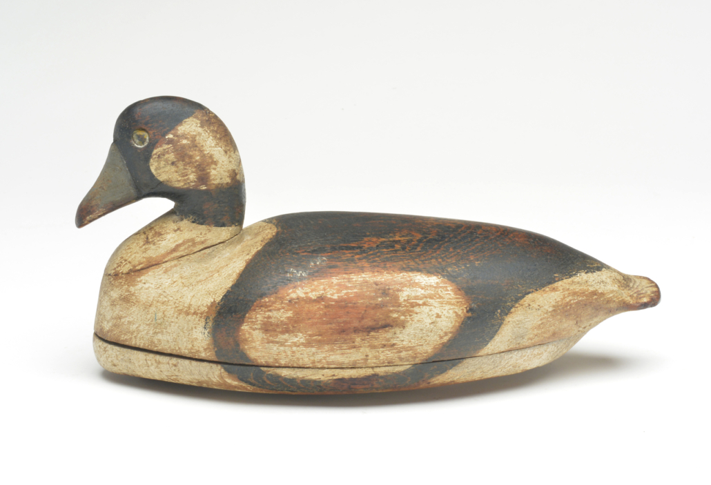 Only known bufflehead drake carved by Arthur Cobb, estimated at $35,000-$45,000