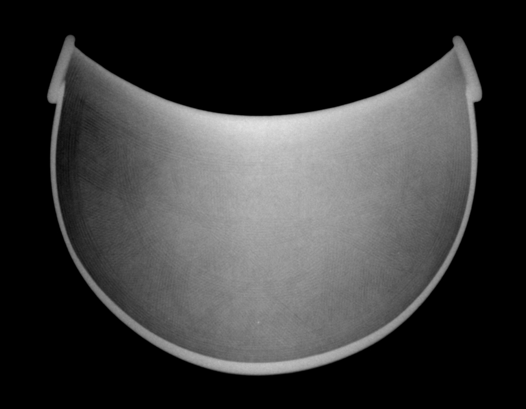 An X-ray view of the Bronze Age sun pendant. © The Trustees of the British Museum