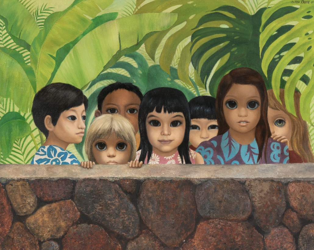 ‘Eyes Upon You,’ a 1972 painting by Margaret Keane, has been returned to its original owner with the help of Heritage Auctions and former FBI special agent and art-recovery expert Robert Wittman.