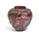 R. Lalique frosted amber glass Courlis vase, estimated at $2,000-$3,000