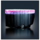 Natural tricolor tourmaline in pink, purple, and black, estimated at $2,500-$3,000