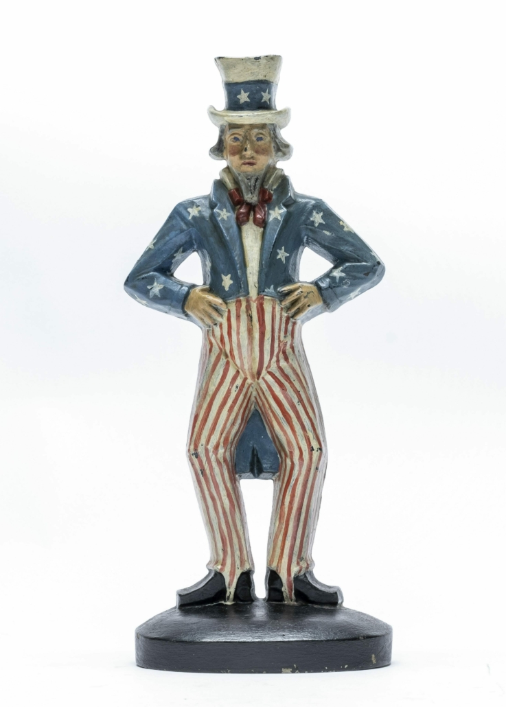 This Uncle Sam doorstop from 1920 sold for $10,000 plus the buyer’s premium in September 2020 at The RSL Auction Co.
