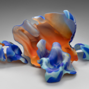 ‘Russian Group #5,’ 2006-7, Marvin Lipofsky, (1938-2016). Mold-blown glass; cut, sandblasted, and acid polished. Blown at the 1st International Symposium of Art Glass, Gus-Khrustalny, Russia, with help from Vladimir Zakharov and Boris Arbusov. Courtesy of Marvin Lipofsky Studio.