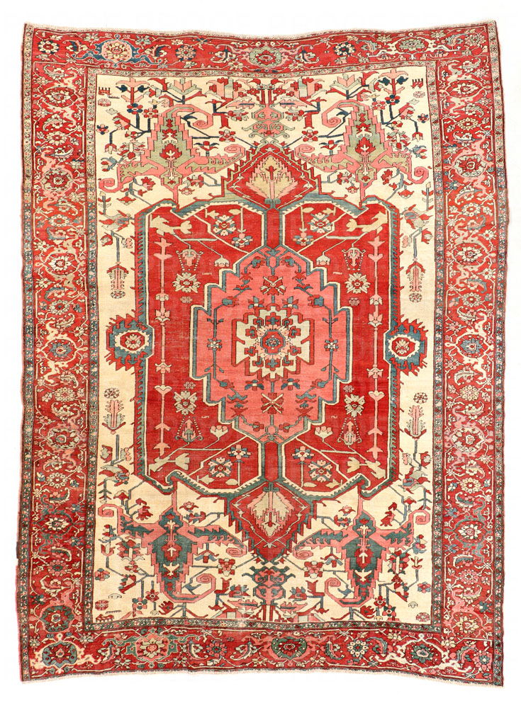 Serapi carpet, Western Persia, last quarter of the 19th century, $15,000 