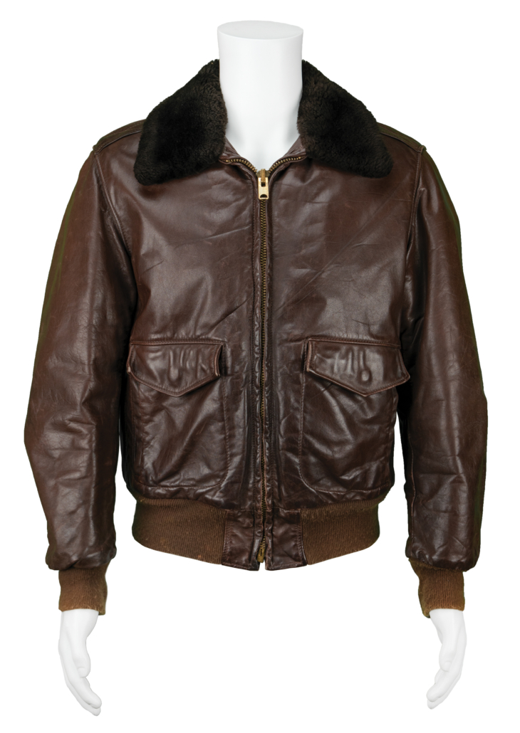 Steve Jobs-owned and -worn leather bomber jacket, est. $25,000-$35,000