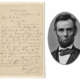 One-page 1863 autograph letter signed by Abraham Lincoln, with slavery-related content, est. $50,000-$60,000