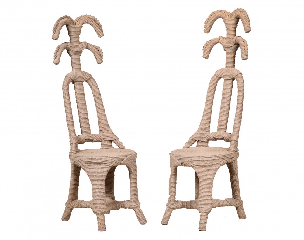 Pair of Christian Astuguevielle-designed chairs, est. $5,000-$10,000
