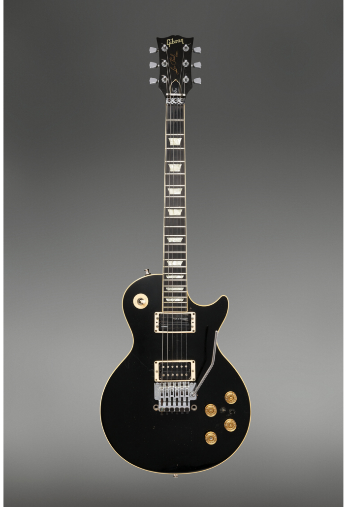 Historic 1977 black Gibson Les Paul, $250,000