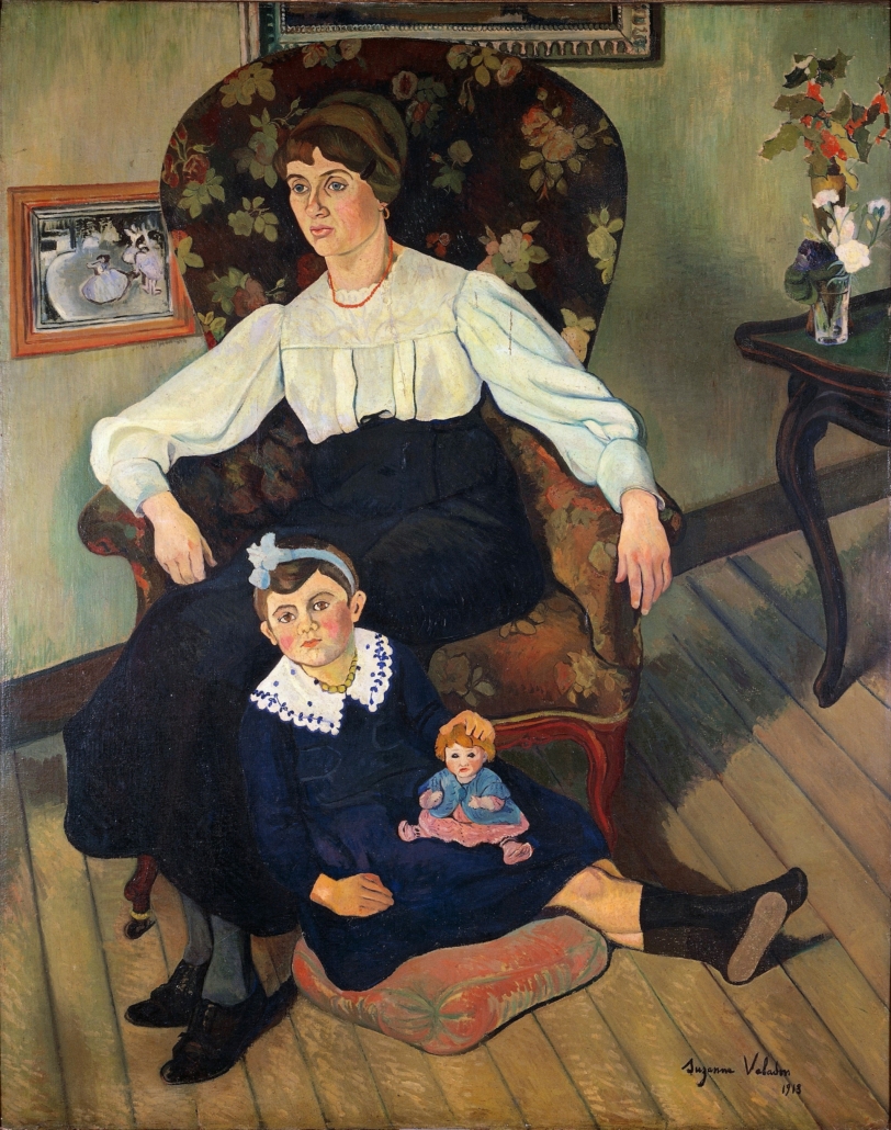 Suzanne Valadon, ‘Marie Coca and Her Daughter Gilberte,’ 1913. Musee des Beaux-Arts de Lyon, purchased from the artist, 1937. © 2021 Artist Rights Society (ARS), New York/Image © DeA Picture Library/Art Resource, NY