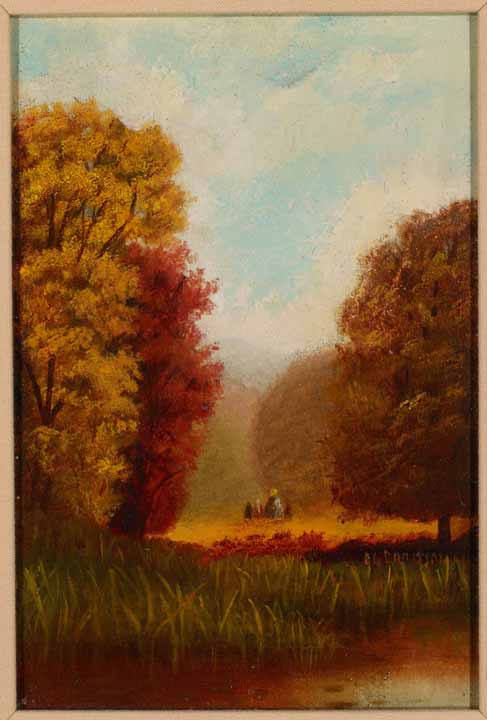 ‘Landscape, Autumn,’ Robert Scott Duncanson. Courtesy of The Kinsey African American Art & History Collection. 