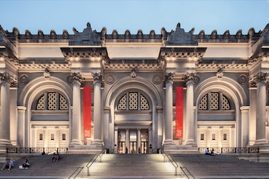 The Metropolitan Museum of Art on Fifth Avenue, New York, N.Y. Courtesy of The Metropolitan Museum of Art