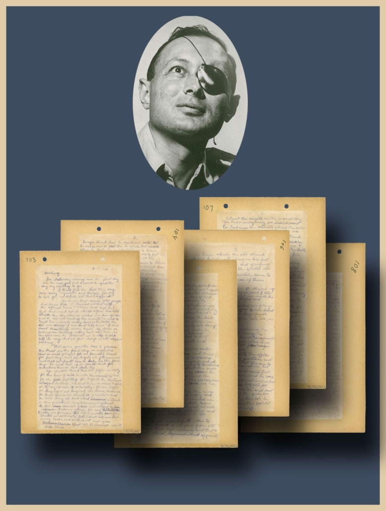 Archive of 13 letters handwritten by Moshe Dayan and smuggled out of prison while he was an inmate, est. $30,000-$40,000