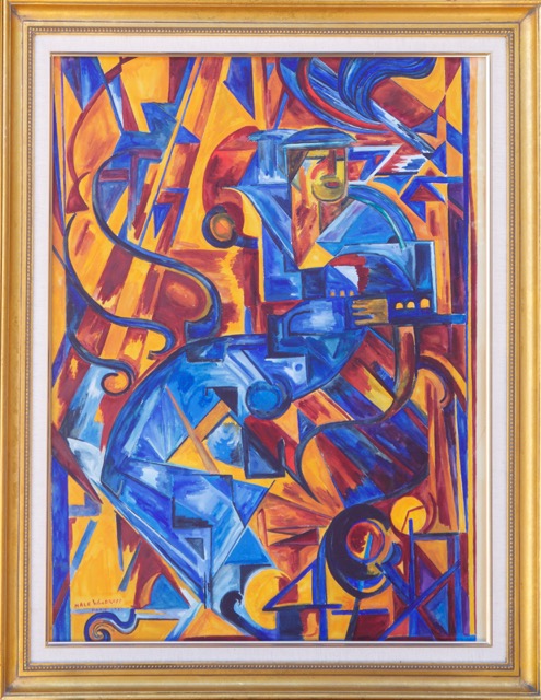 ‘Parisian Cubism,’ Hale Woodruff. Courtesy of The Kinsey African American Art & History Collection. 