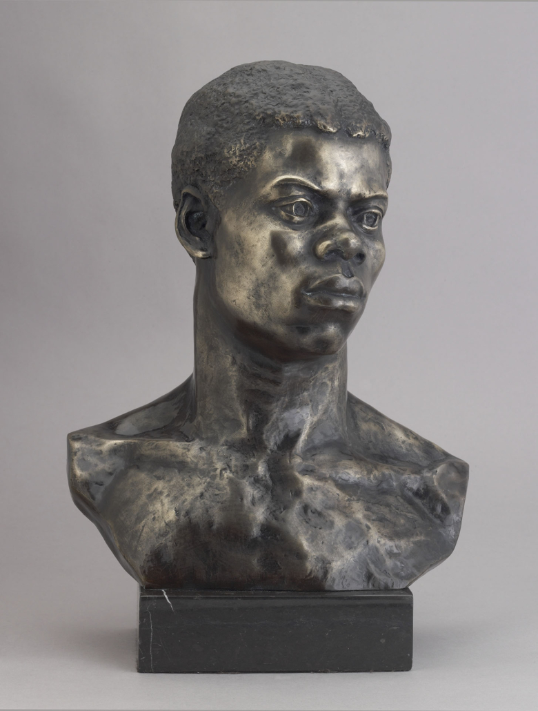 ‘Portrait Bust of an African,’ May Howard Jackson. Courtesy of The Kinsey African American Art & History Collection.