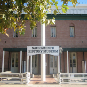 Exterior of the Sacramento History Museum in Sacramento, Calif., which was burglarized in the early hours of July 31. Gold artifacts were taken. Image courtesy of Wikimedia Commons, taken by Janannwa in May 2010.