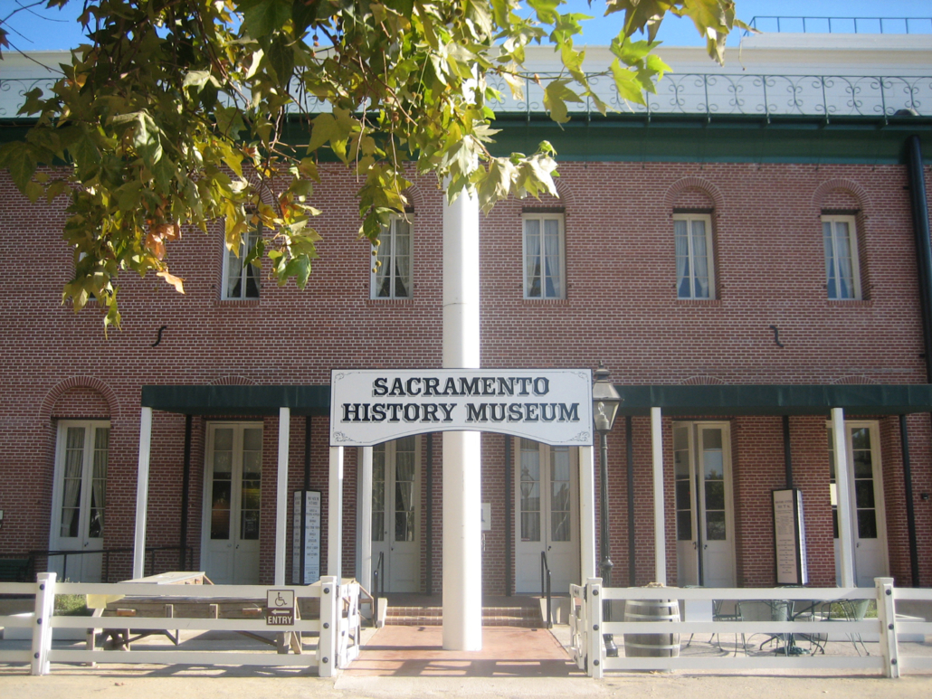  Exterior of the Sacramento History Museum in Sacramento, Calif., which was burglarized in the early hours of July 31. Gold artifacts were taken. Image courtesy of Wikimedia Commons, taken by Janannwa in May 2010.