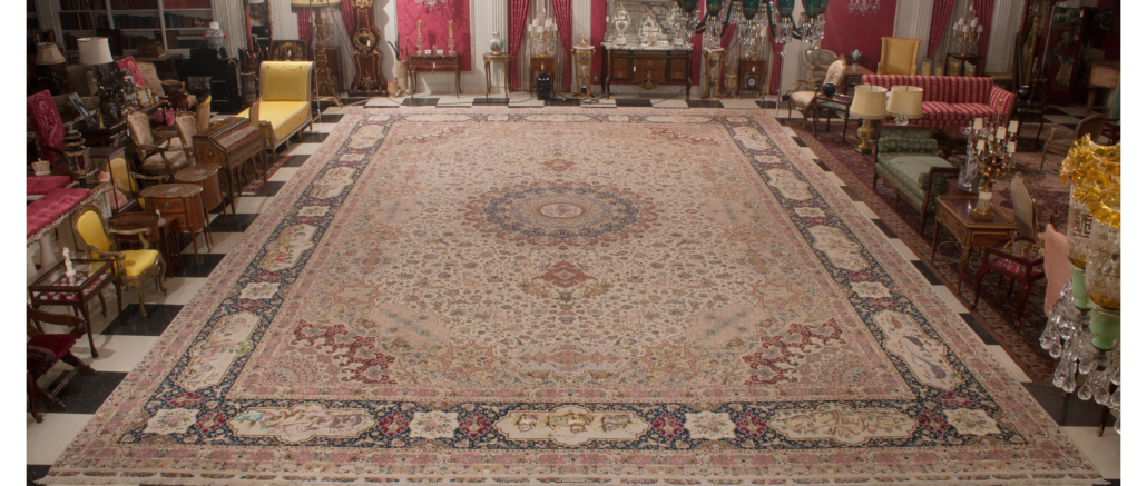 20th-century Tabriz rug, $62,500