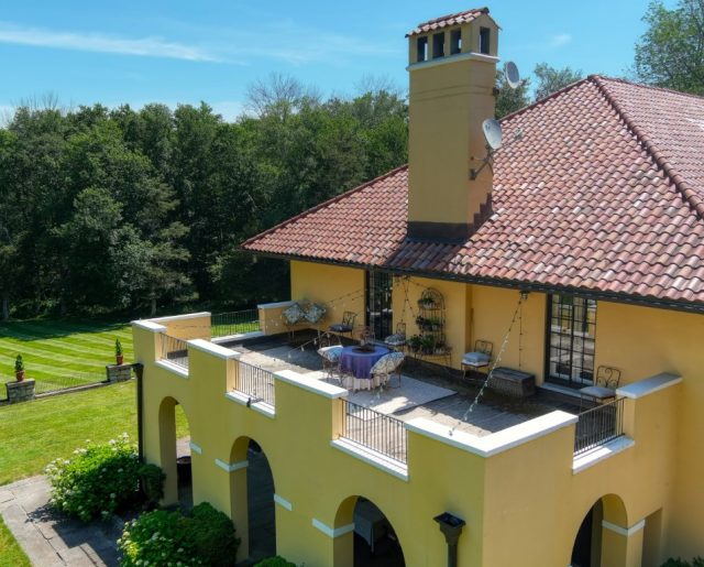 Clemens had Stormfield built to look like a Tuscan villa because he fell in love with the style while traveling in the Mediterranean. Photo by Bernadette Queenan, provided by TopTenRealEstateDeals.com
