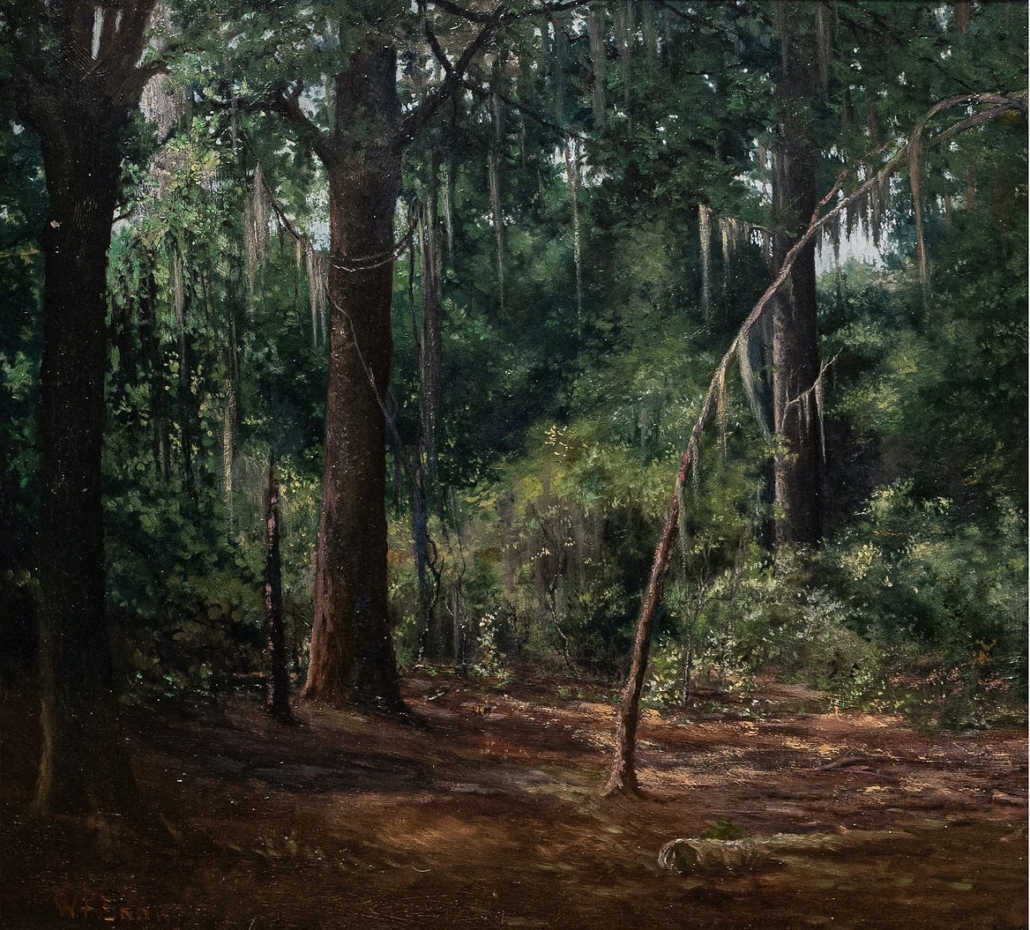 William Francis Snow, ‘Florida Landscape,’ ca. 1930, oil on canvas. Lightner Museum collection.