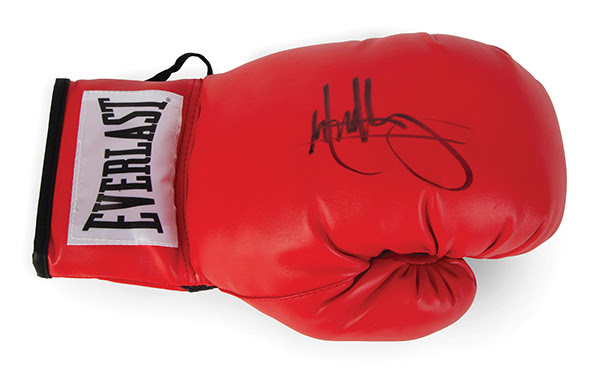 Mark Wahlberg-signed Everlast boxing glove from ‘The Fighter,’ est. $300-$600