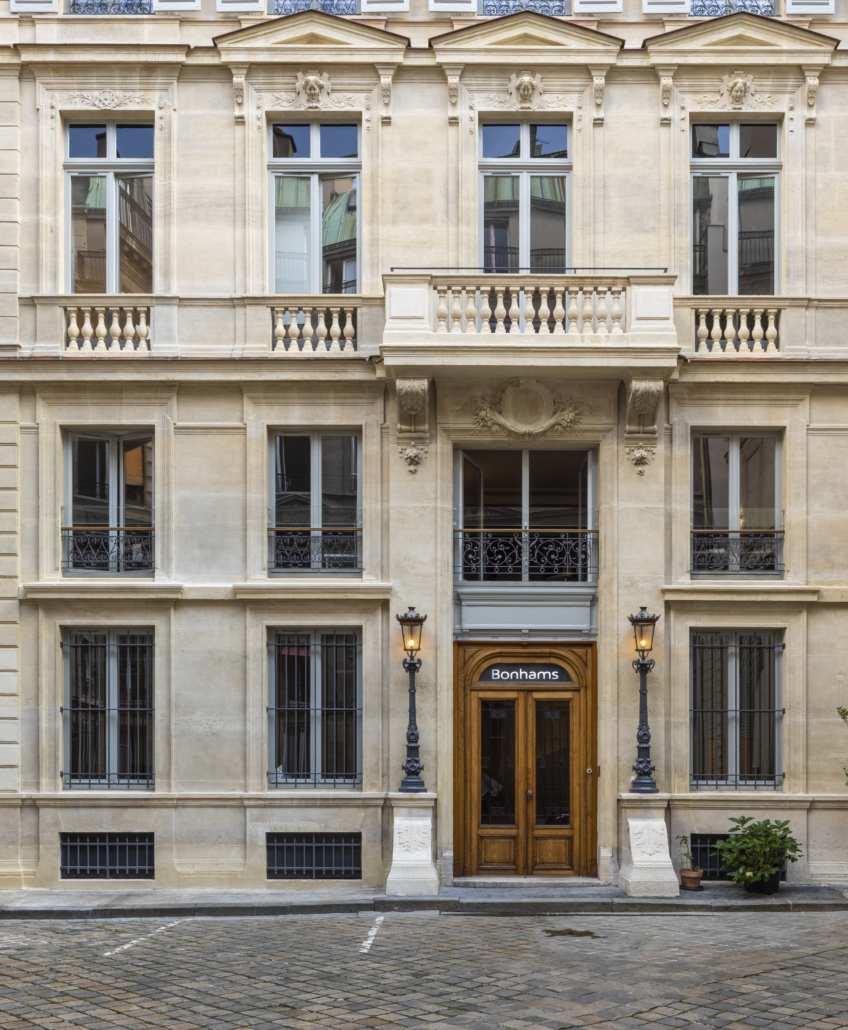 Bonhams’ newly renovated Paris headquarters on Rue de la Paix. Image courtesy of Bonhams