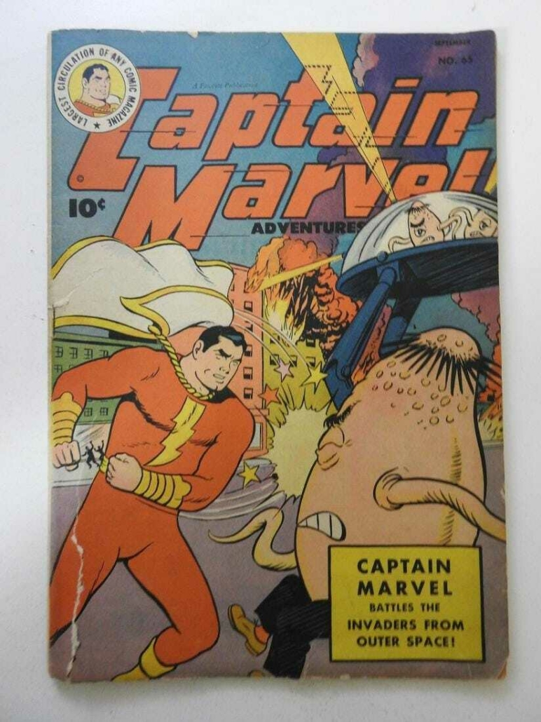 Captain Marvel Adventures #65, est. $5-$500