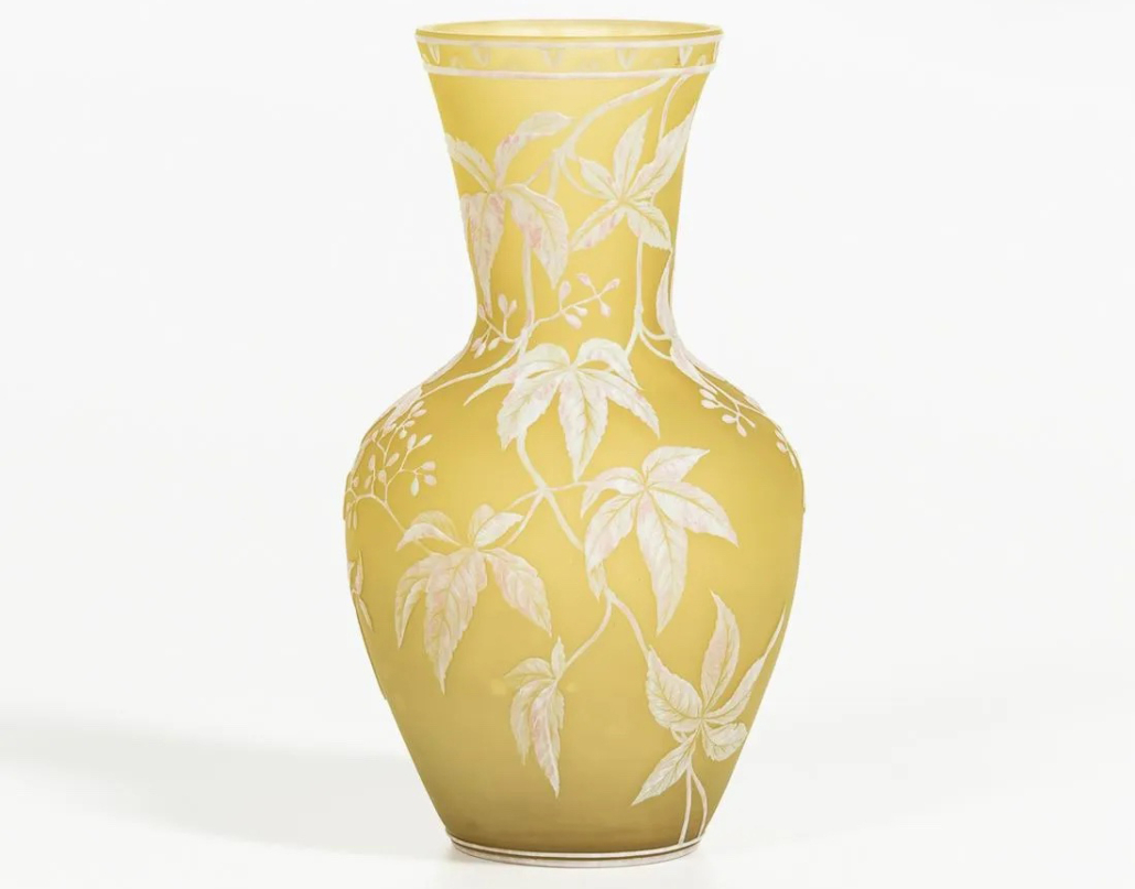 Thomas Webb & Sons cameo glass vase, est. $500-$700
