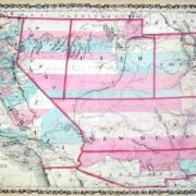 1862 map of the American southwest, est. $350-$385