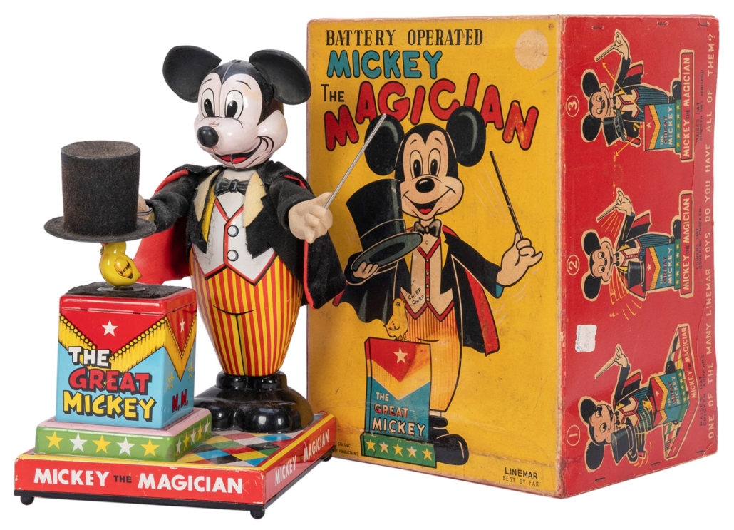 Mickey Mouse magician toy, est. $400-$700