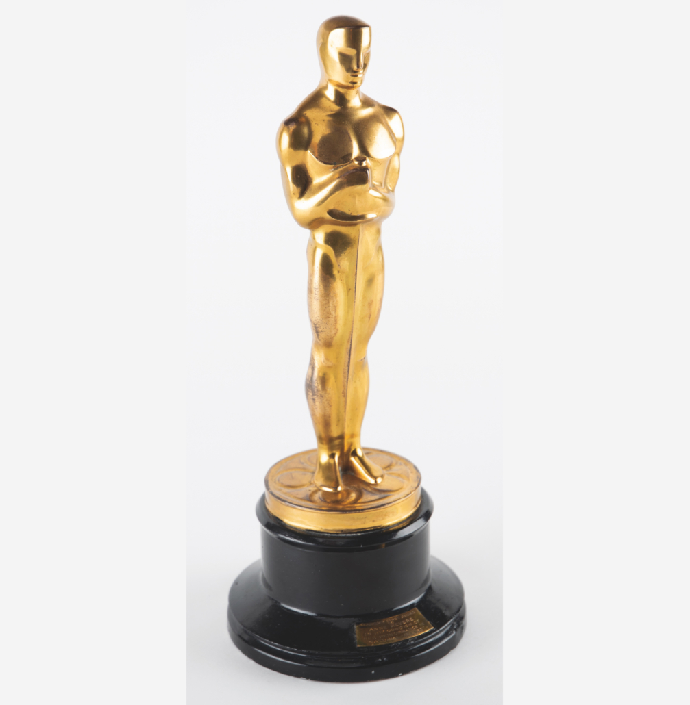 Anne Revere’s Academy Award for National Velvet, est. $150,000-$200,000