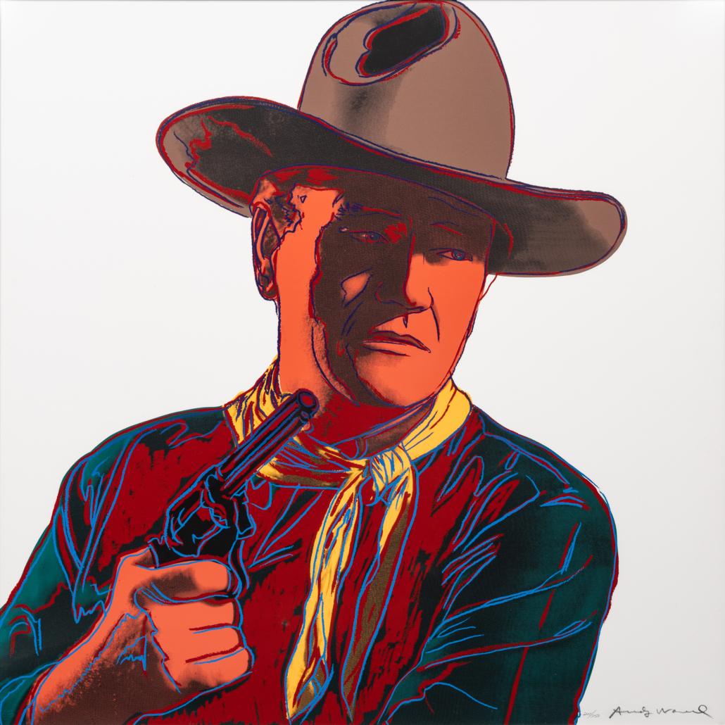 Andy Warhol, ‘John Wayne (from Cowboys and Indians),’ est. $40,000- $60,000