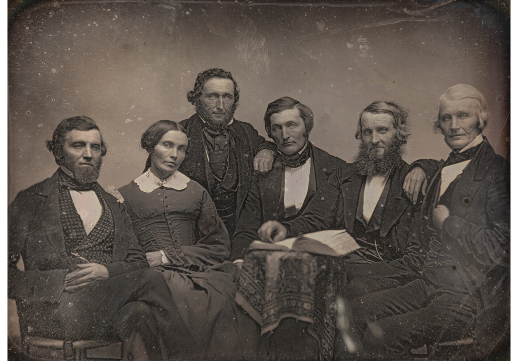 Full-plate daguerreotype of a group of Californians, possibly a literary group, est. $8,000-$12,000