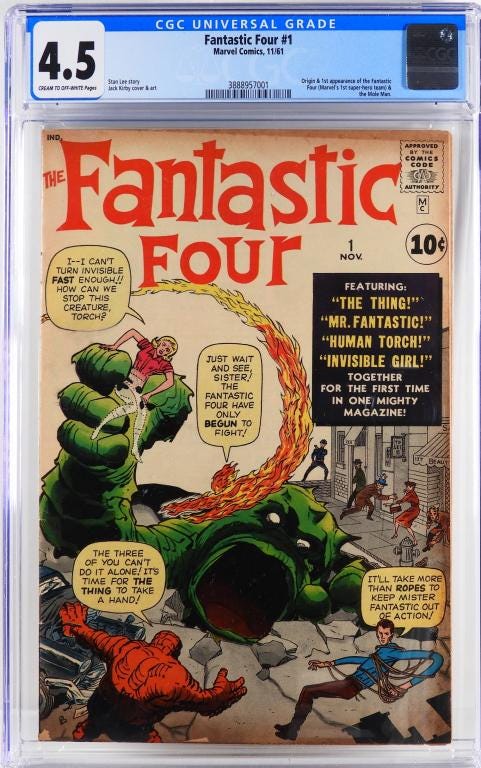 Marvel Comics’ Fantastic Four #1, est. $15,000-$20,000