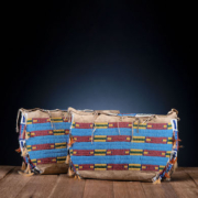 Pair of matched Cheyenne beaded hide possible bags, $31,250