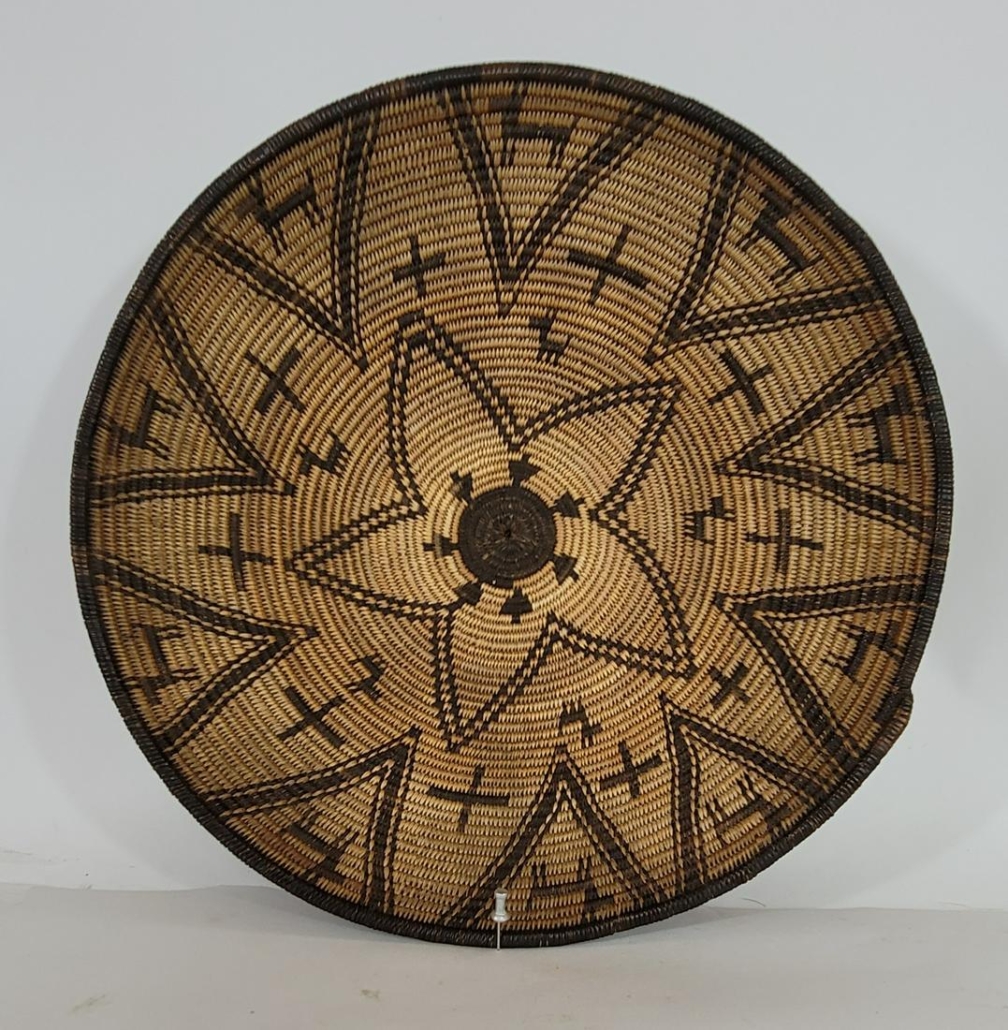 Apache woven basket, circa 1920s, est. $1,800-$2,200