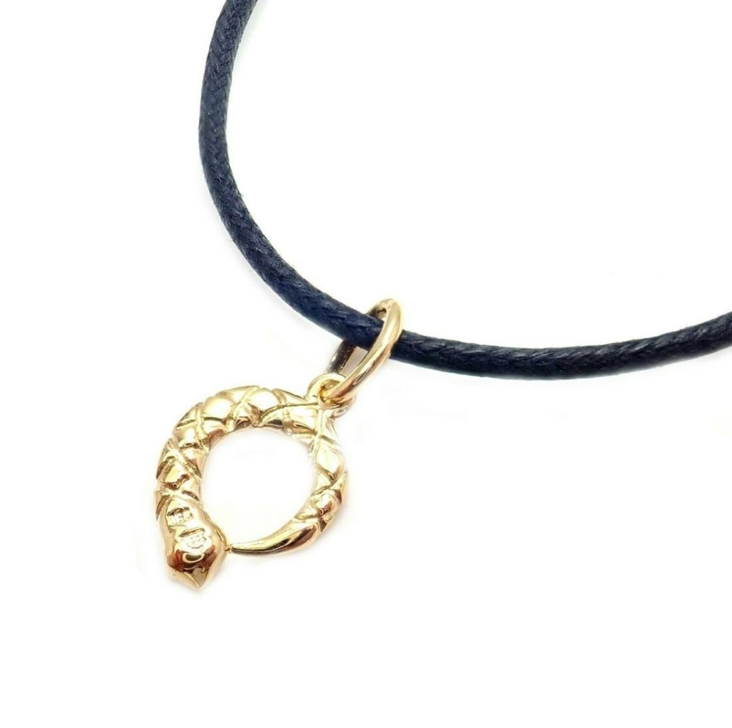 Temple St. Clair cord bracelet with serpent charm, est. $300-$350